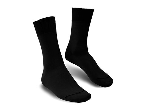 Langer & Messmer Herren Socken aus weicher Baumwolle Farbe Schwarz