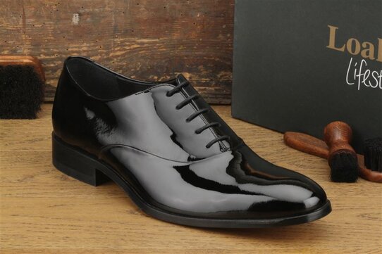 loake patent leather shoes