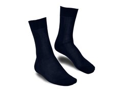 Langer & Messmer Calf-Length Socks Filoscozia Dark Blue...